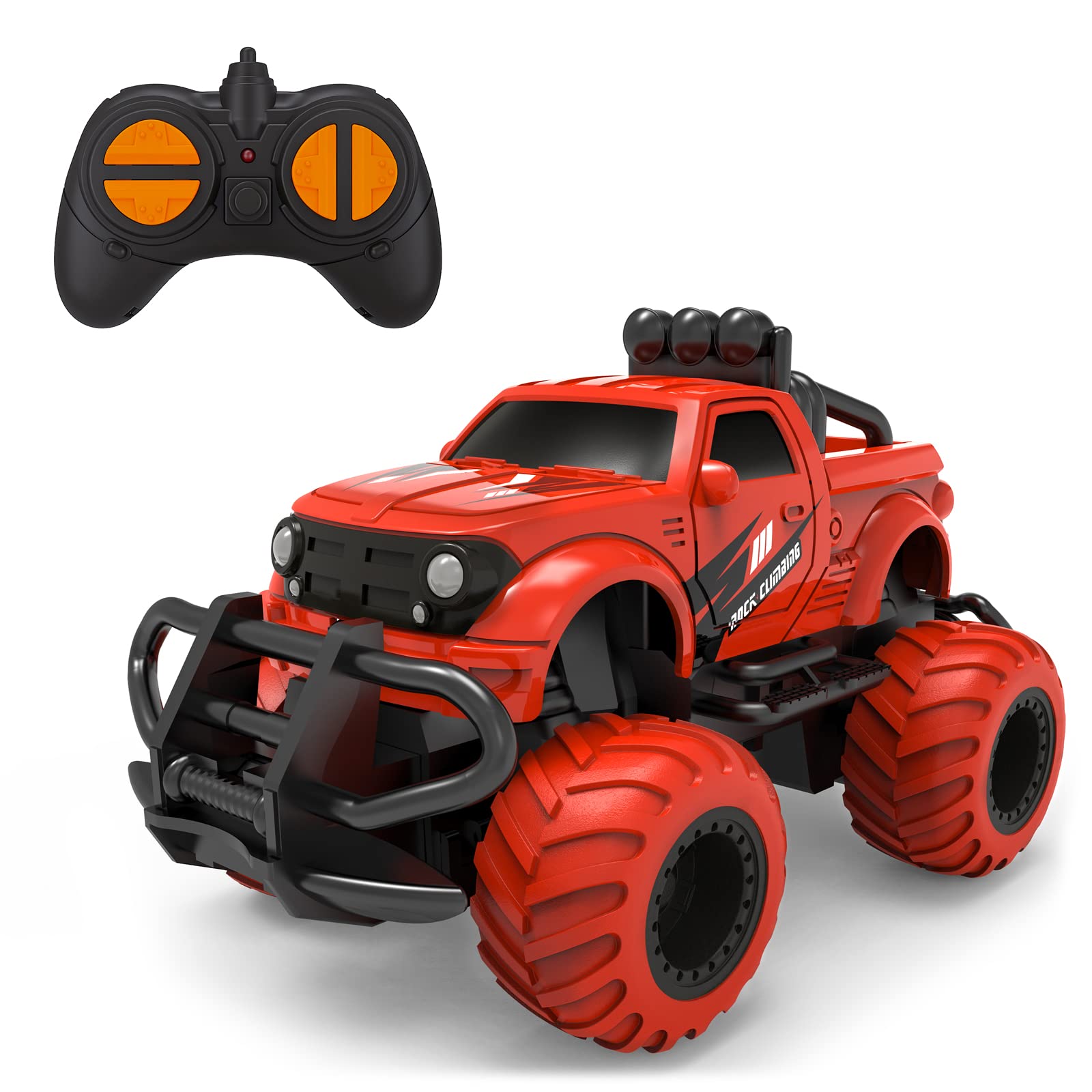 Lofee MasRemote Control Car for Kids Age 3 -5, Toys for 3 4 5 6 Year Old Boys Girls, 2.4 Ghz Off-Road Rc Car With 4-Channel ,1/43 Scale Rc Truck Car Toddlers Gifts for 3 4 5 6 Year Old Boys
