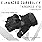 Glove Station The Combat - Fingerless Knuckle Tactical Gloves for Men - Motorcycle Gloves for Tactical Shooting, Airsoft, Hunting, Police Work and Hiking - Black and Green