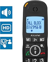 Alcatel XL595 B Vezeték nélküli telefon nagy gombokkal és kijelzővel - xl, SOLO/WITHOUT REPONDER 3