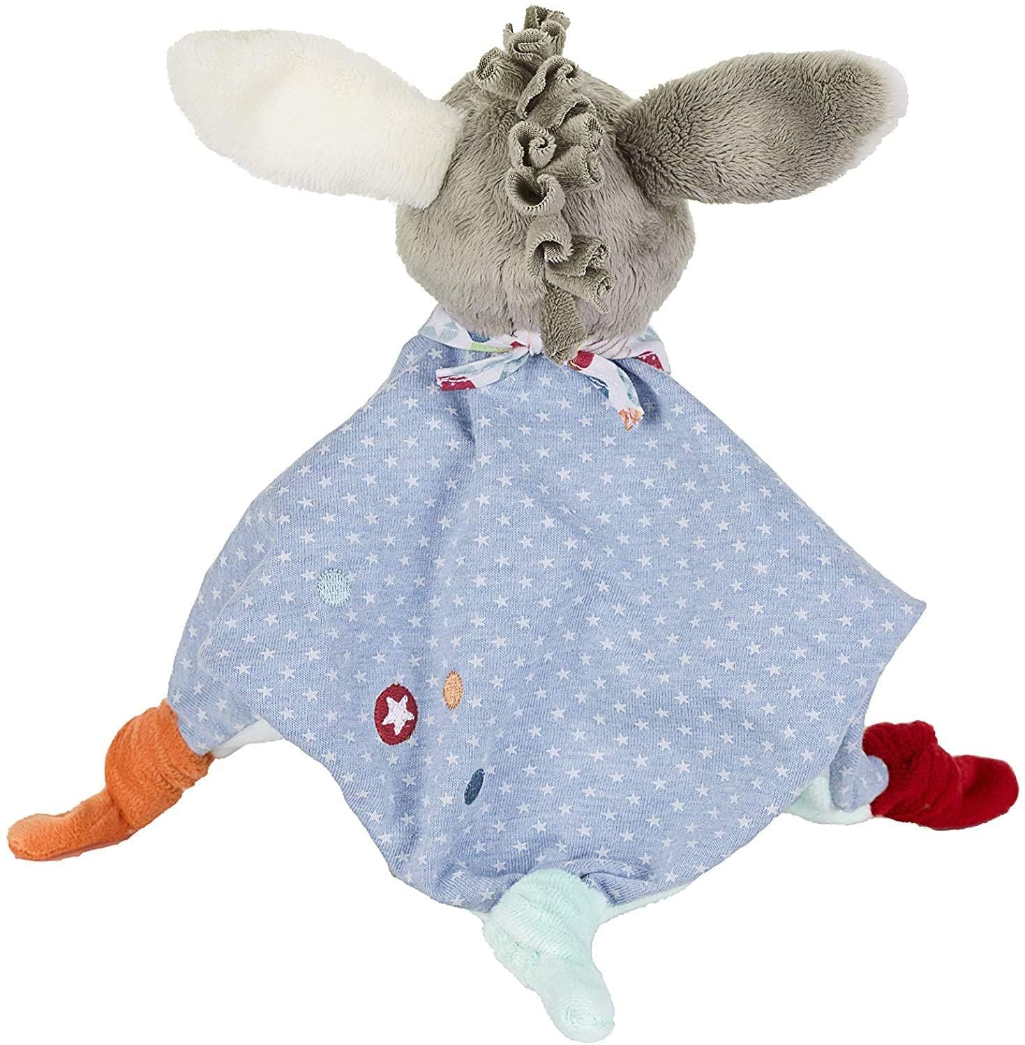 Sterntaler Kuscheltuch/Schmusetuch mit Namen Bestickt, Einschlafhilfe Schnuffeltuch Baby & Kinder personalisiert (Modell 1)