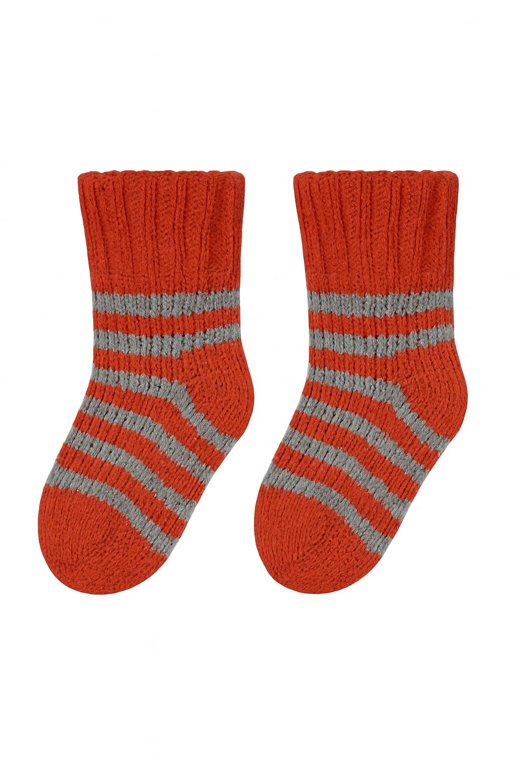Hand Knitted Pure Wool Socks for 2 to 3 Year Kids | Warm & Soft Winter Woolen Socks | Unisex Baby Handmade Socks – Pack of 3 Combo