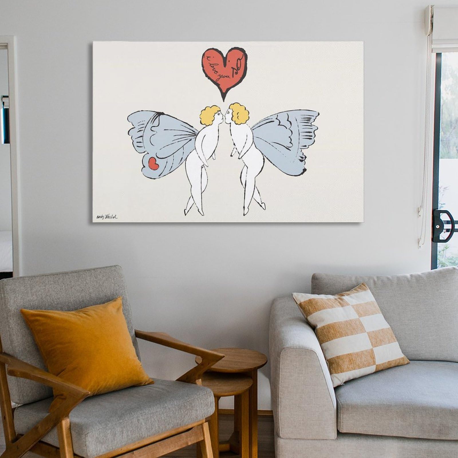 アンディ・ウォーホル アートポスター「I Love You So」額装済 Amazon.co.jp: アンディ ウォーホル I Love You So 絵画 アート