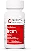 PROTOCOL FOR LIFE BALANCE Iron 36mg - Bioavailable Ferrochel Iron - for Energy & Immune Support - Iron Bisglycinate Support Mitochondria - Vegan, Halal & Kosher - 90 Veg Capsules