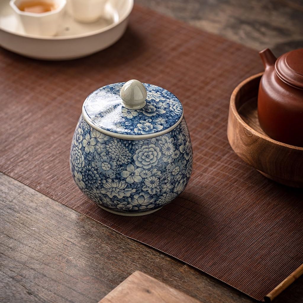 Masowe pojemniki na herbatę, hermetyczne pojemniki, pudełka ceramiczne do przechowywania liści, retro szklane pojemniki do domu