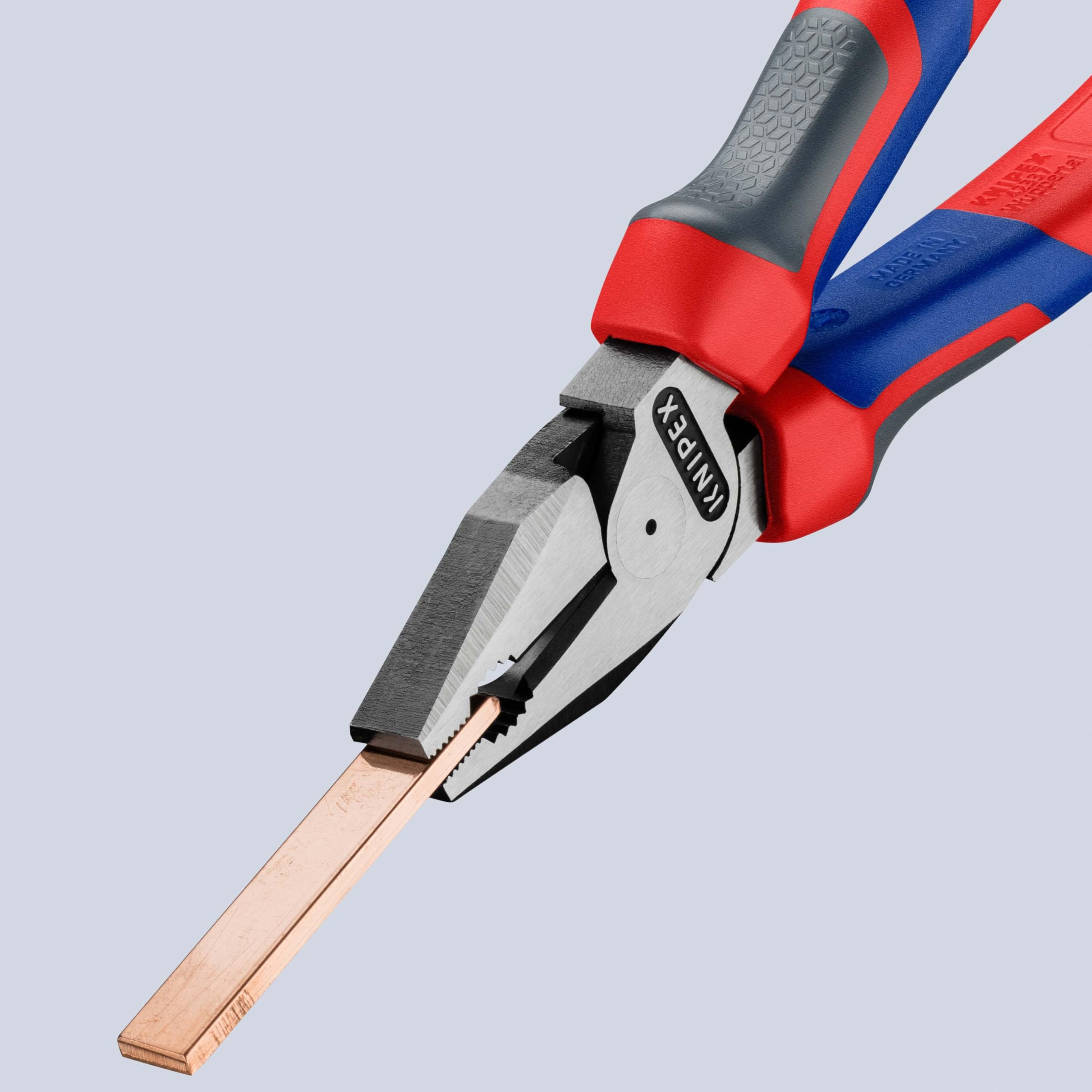 KNIPEX Szczypce uniwersalne o zwiększonym przełożeniu z rękojeściami Comfort 180 mm, 02 02 180