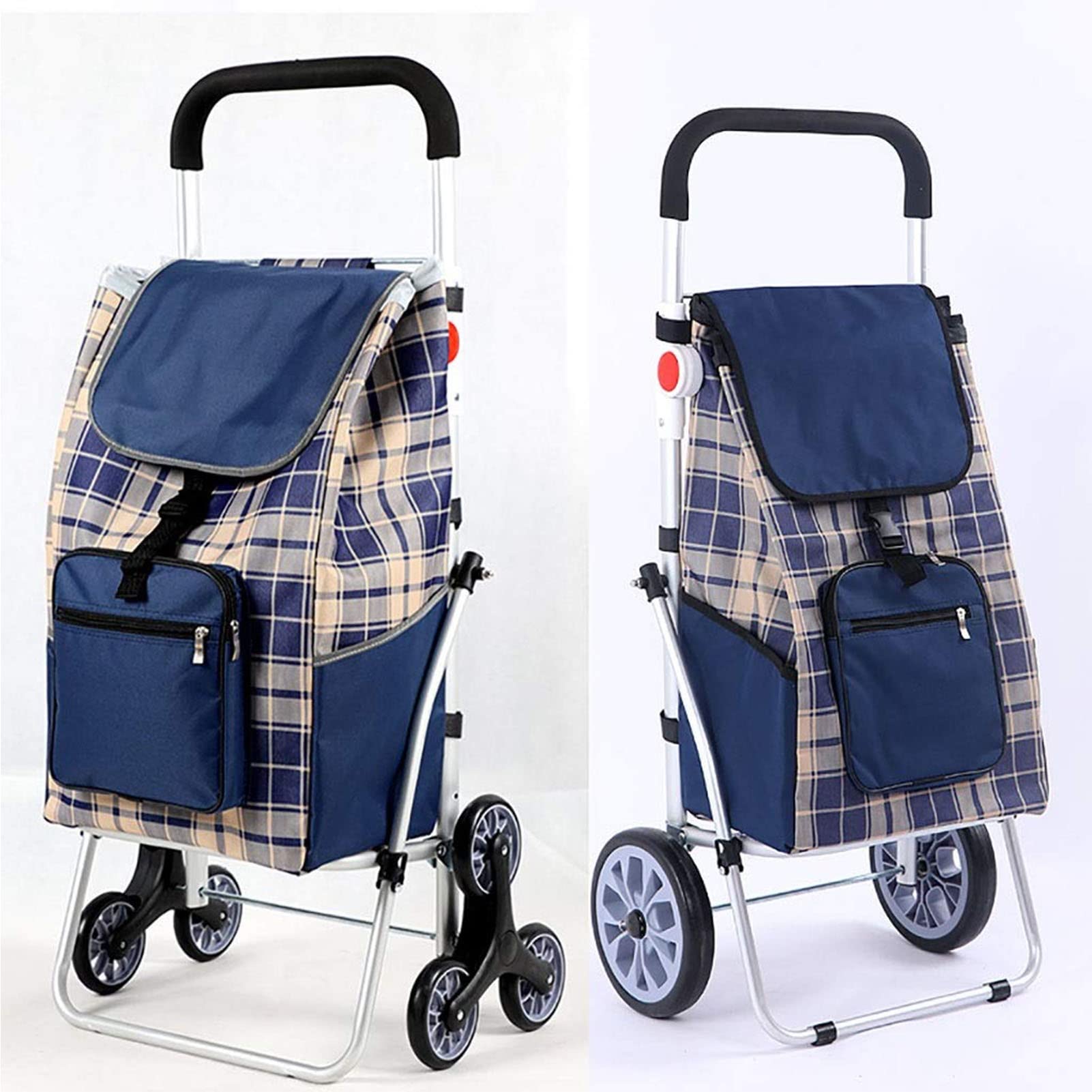 Sac De Remplacement Pour Chariot Sac De Chariot épais En Tissu Oxford Sac Remplacement Pour Chariots Courses Stockage Facile(Gris