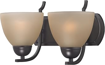 Elk Lighting 1402BB/10 Kingston 2 Light Bath Bar, Oil Rubbed Bronze