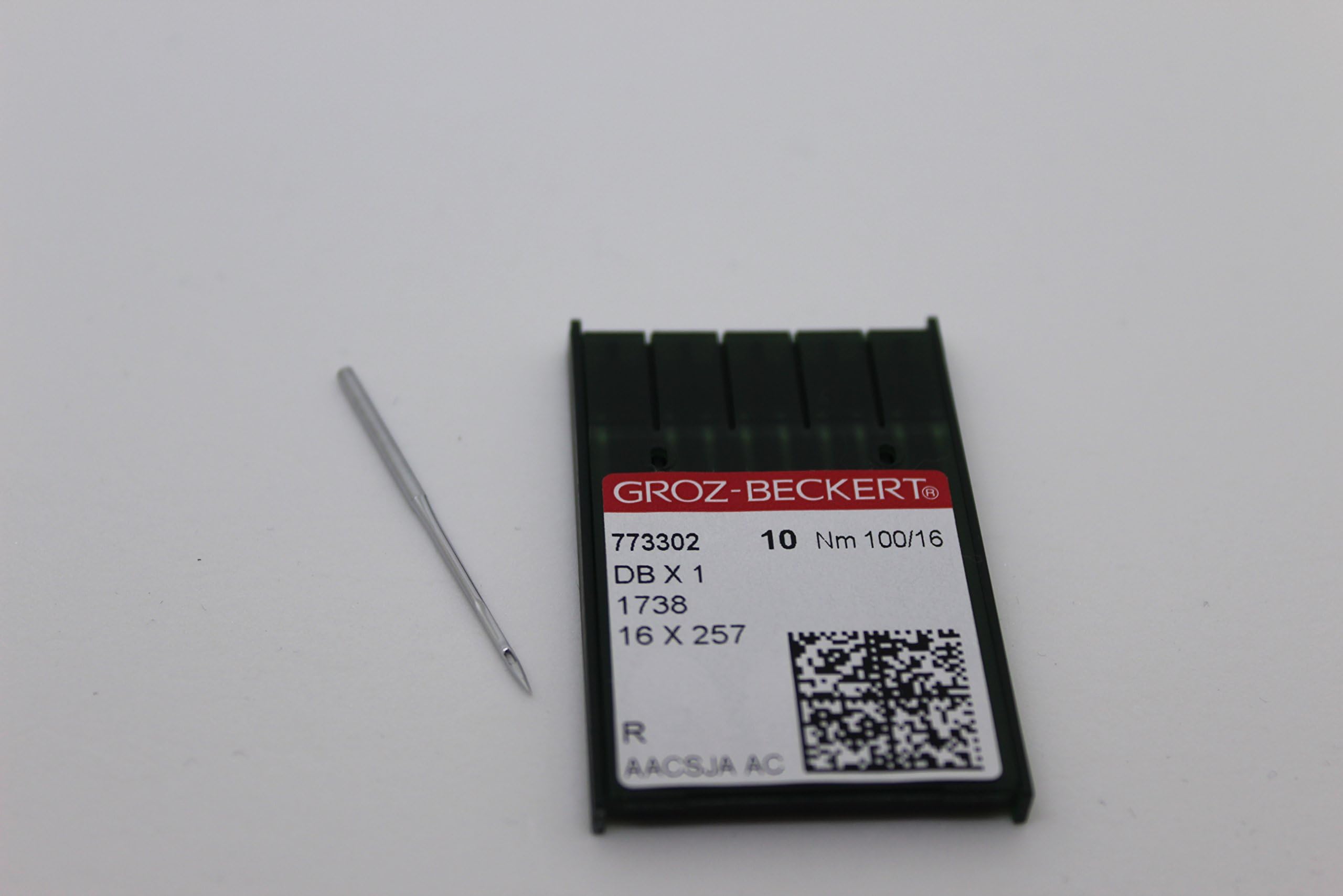 Groz Beckert 16X231, DBX1 Size 100/16 Industrial Sewing Machine Needles X10 Ideal for Juki, Brother, Singer, Global