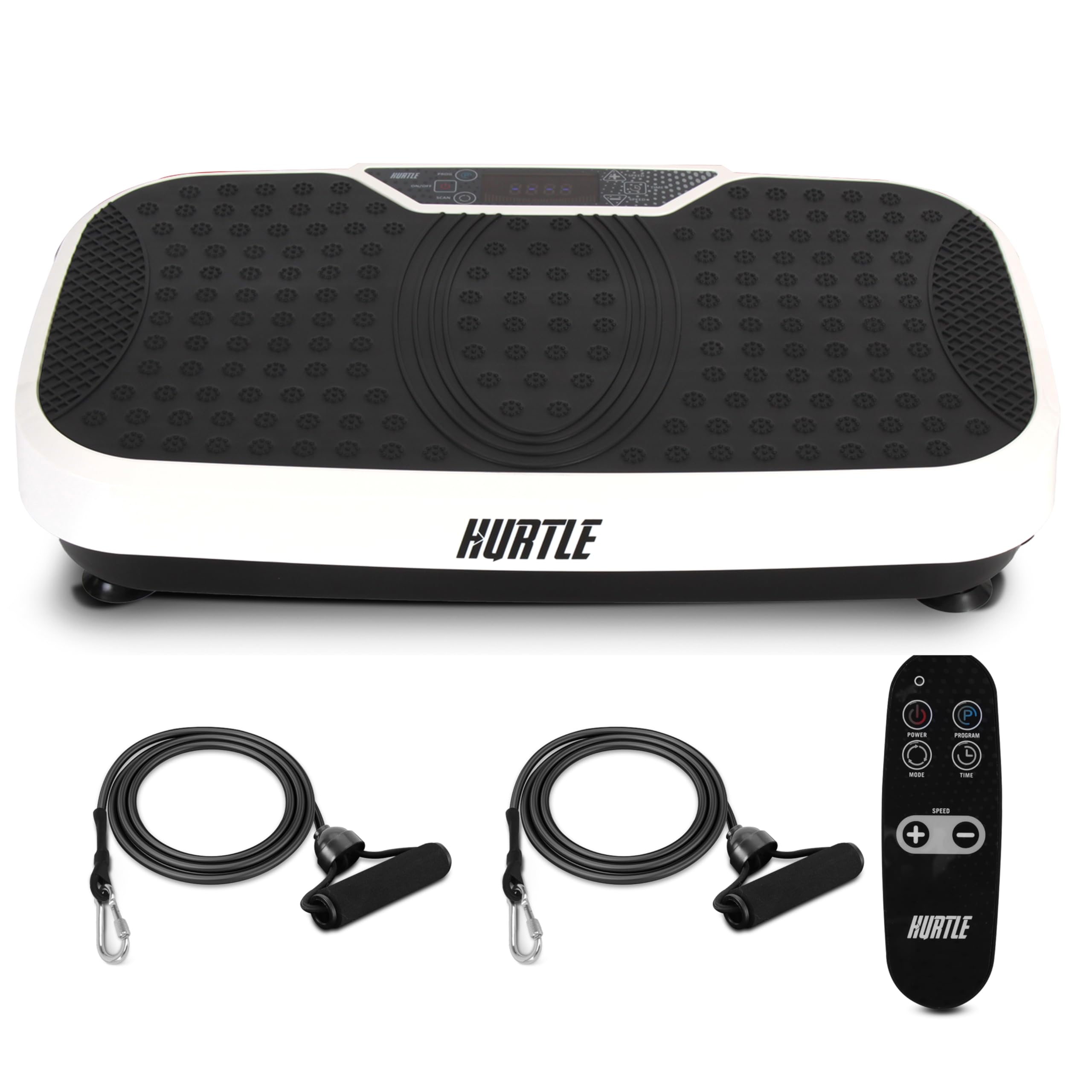 Hurtle Plataforma vibratoria, Placa de vibracion, Fitness, Maquina de Ejercicio, Masajeador, Control Remoto, Velocidad Ajustable, Perdida de Peso, Gimnasio en casa