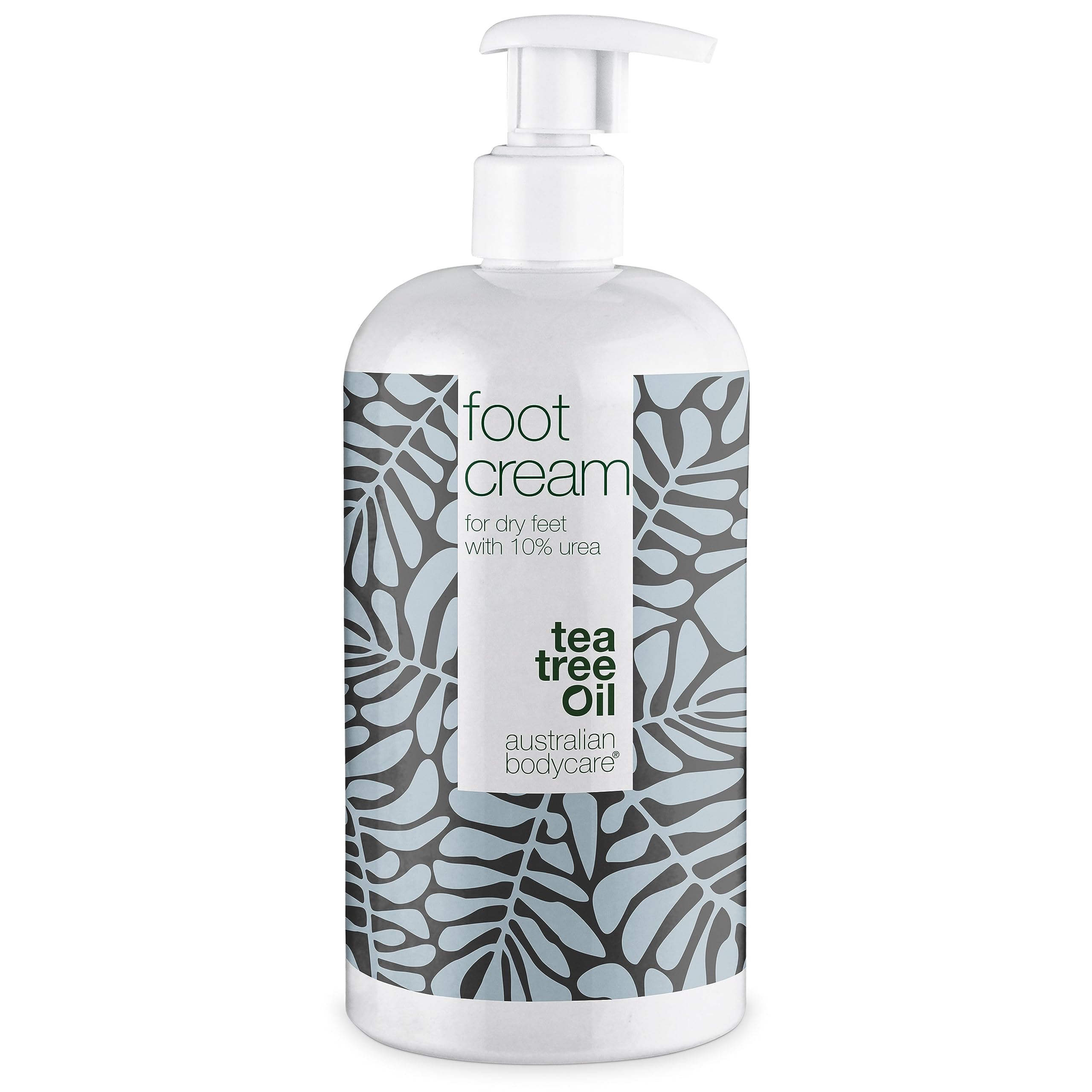 Creme per i piedi 500 ml | Ideale per rimuovere i duroni ed adatta per uomini e donne | Trattamento per piedi secchi e screpolati con 10% d’urea | Con olio dell’albero del tè australiano