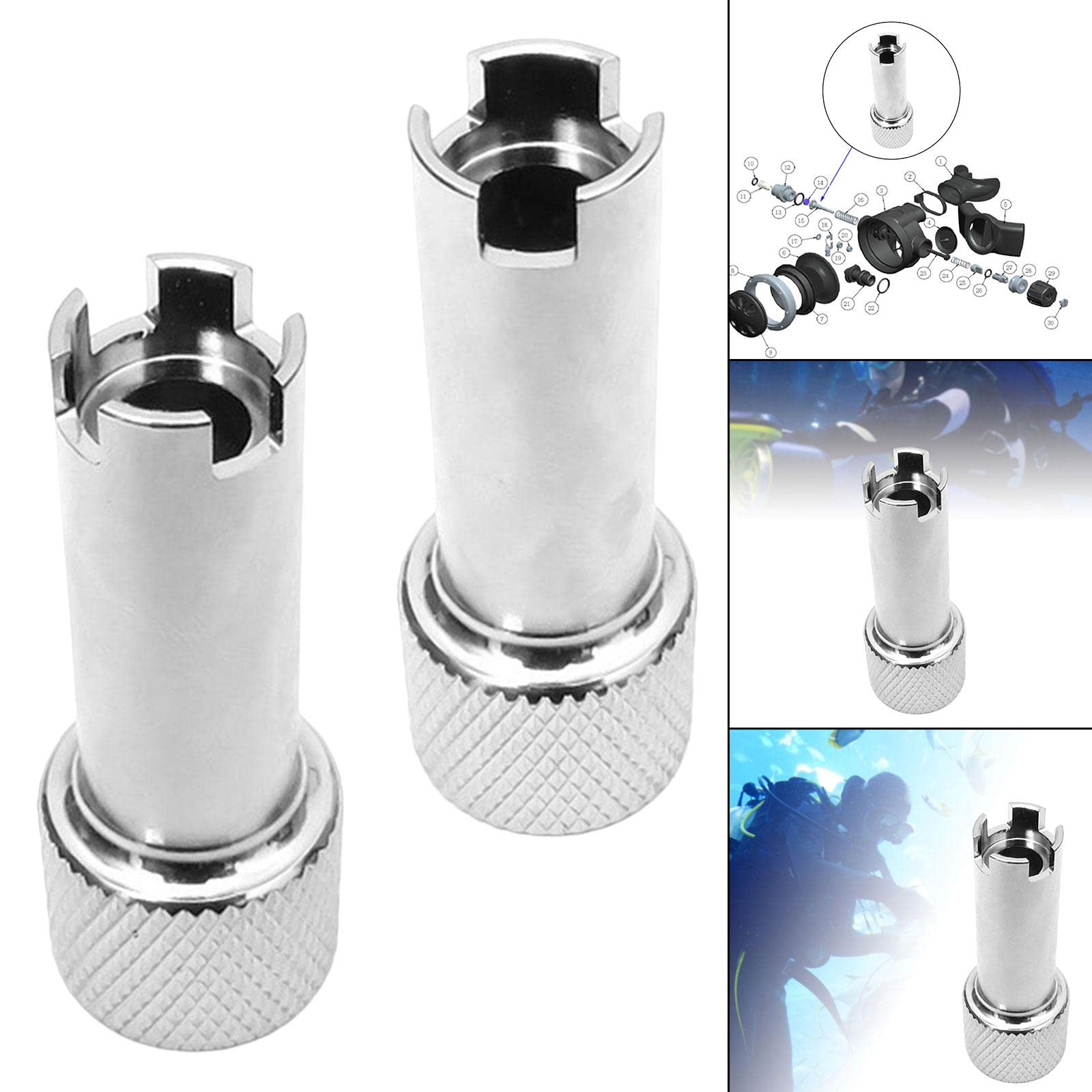 kowaku 2X Diving Second Stage Regulator Adjust Tool Equipment Repair for Snorkeling