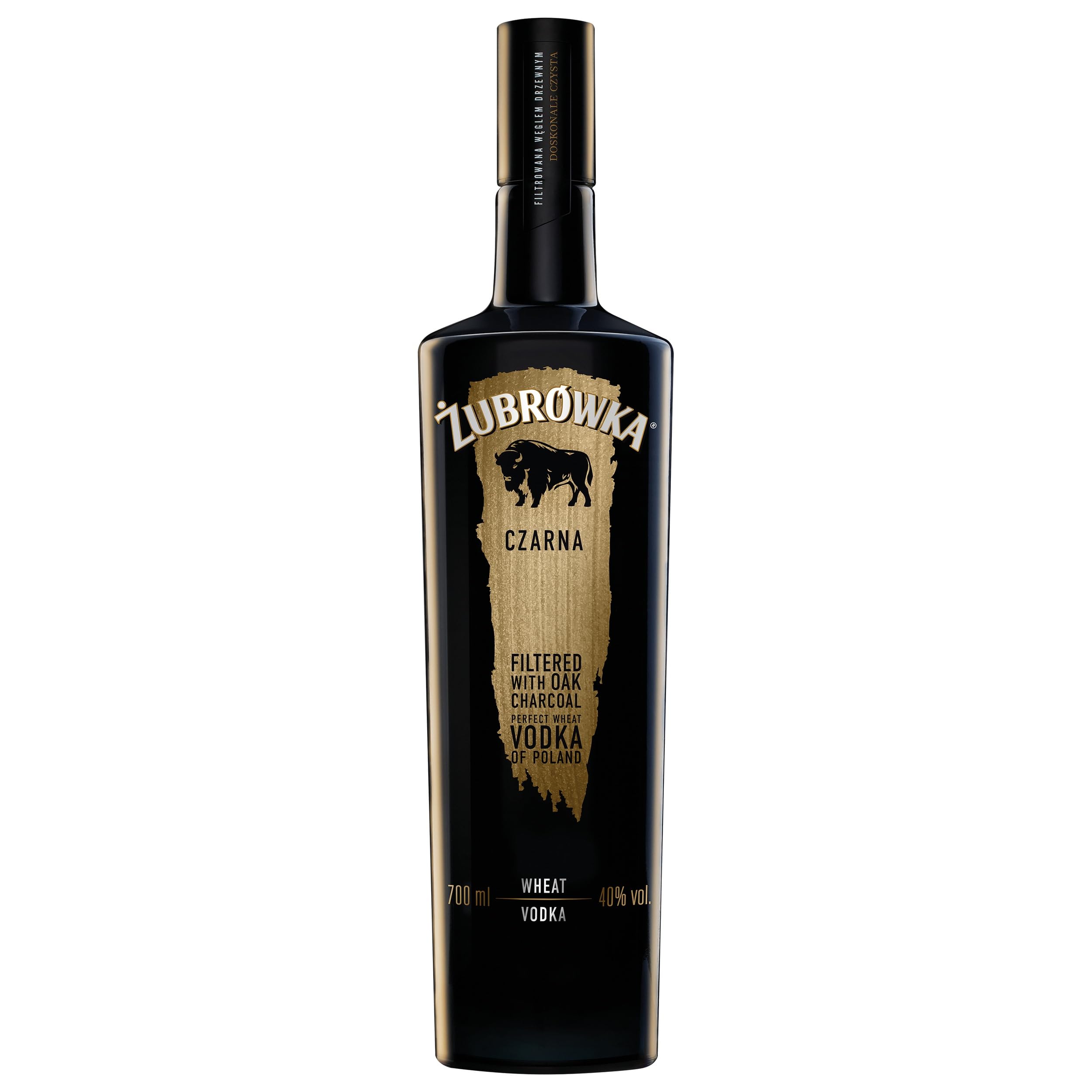 Zubrowka Schwarzer Wodka extra trocken Polen inkl. FeinWert E-Book (3 x 0.7 l)
