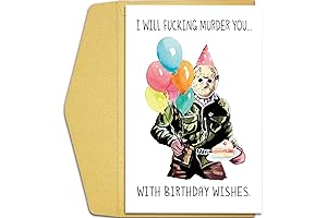Wickedly Witty Scream Birthday Card: A Spooktacular Greeting for Horror Aficionados