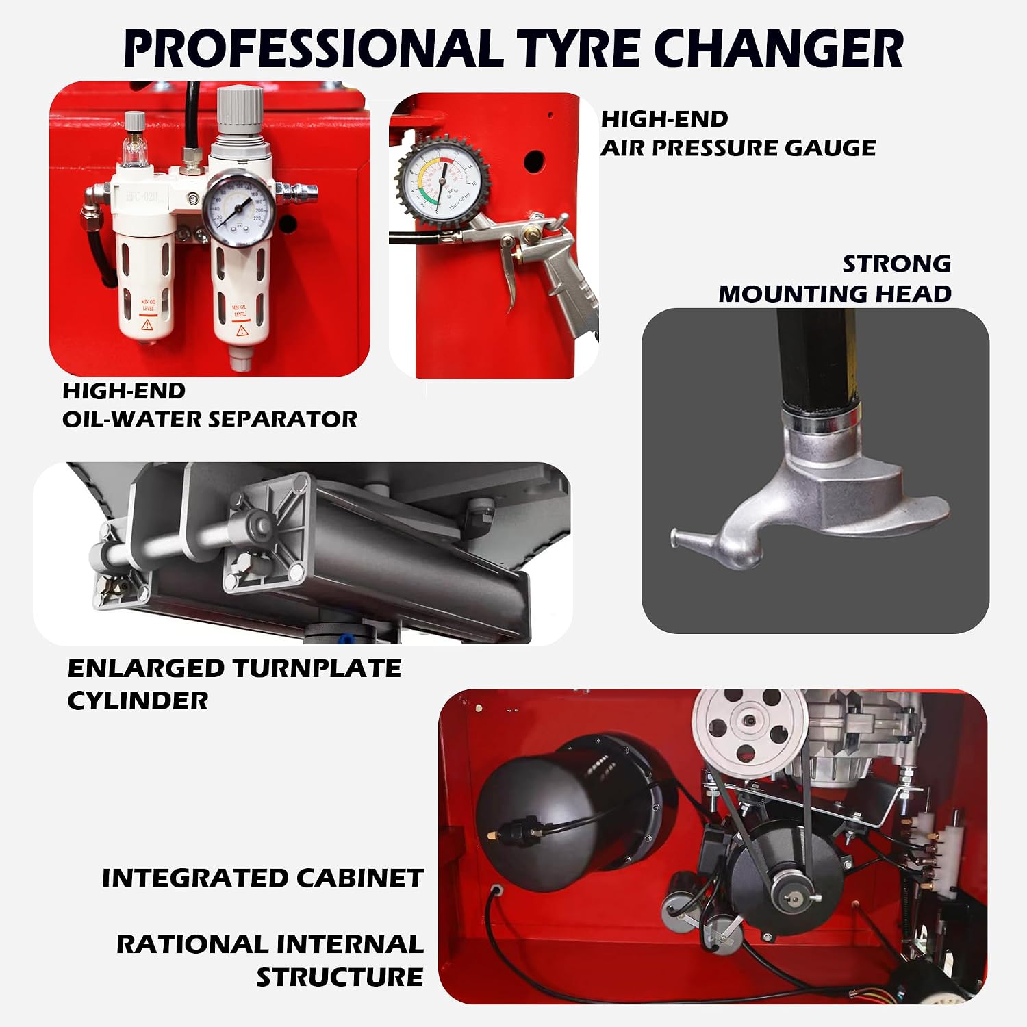 Mammoth Professional Tire Changer MC-950 and Wheel Balancer MC-510 Combo, Universal for Sedans, SUVs, and Pickup Trucks