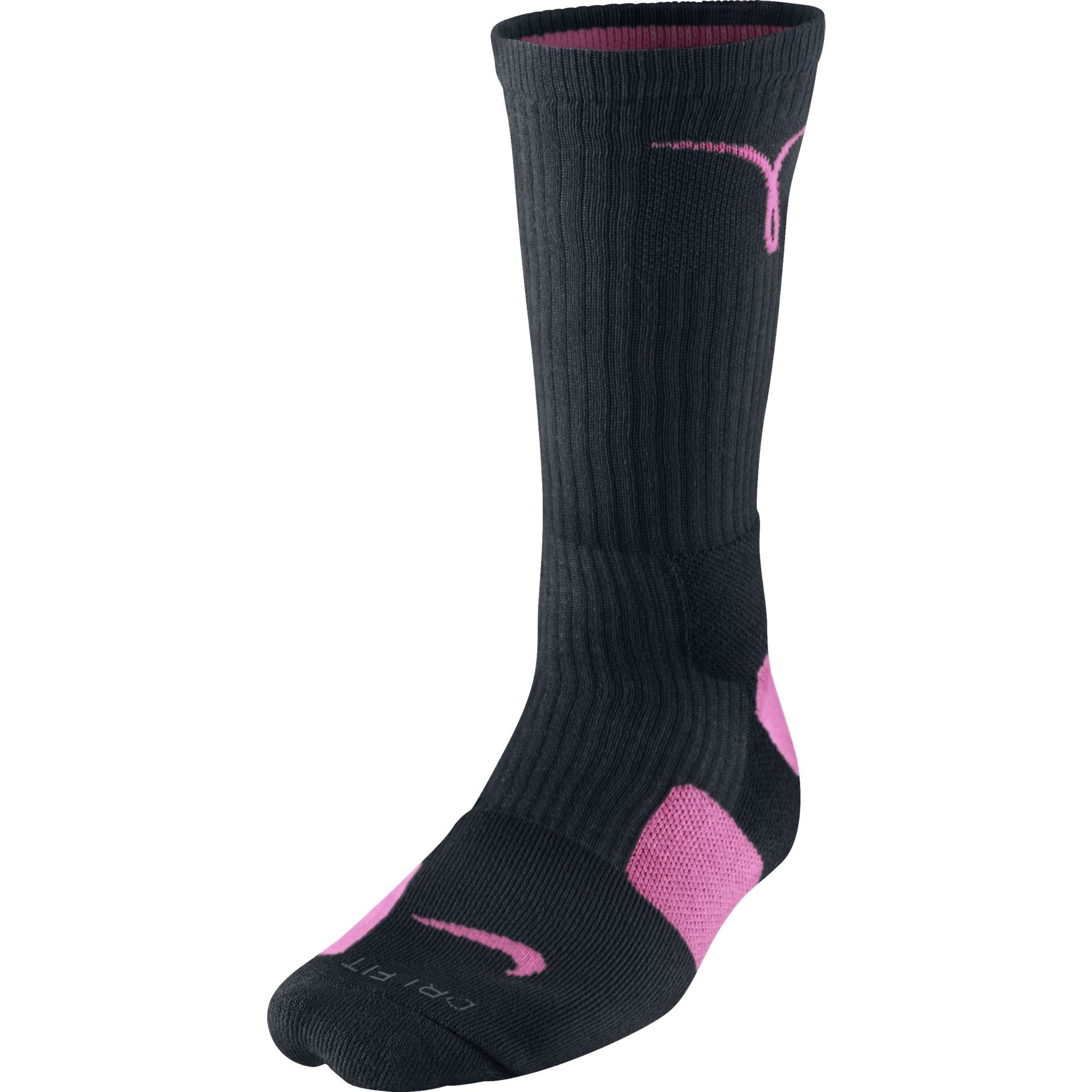 Pink Dri Fit Elite Socks Nike Kay Yow Elite Crew Basketball Socks