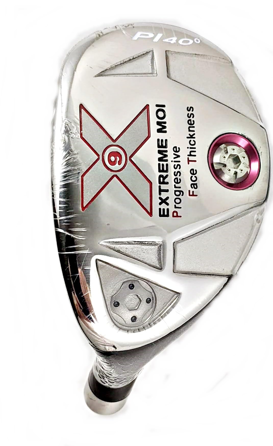 Left-Handed Men's X9 Hybrid Golf Club #PW-40° Loft with Graphite Shaft, Stiff Flex