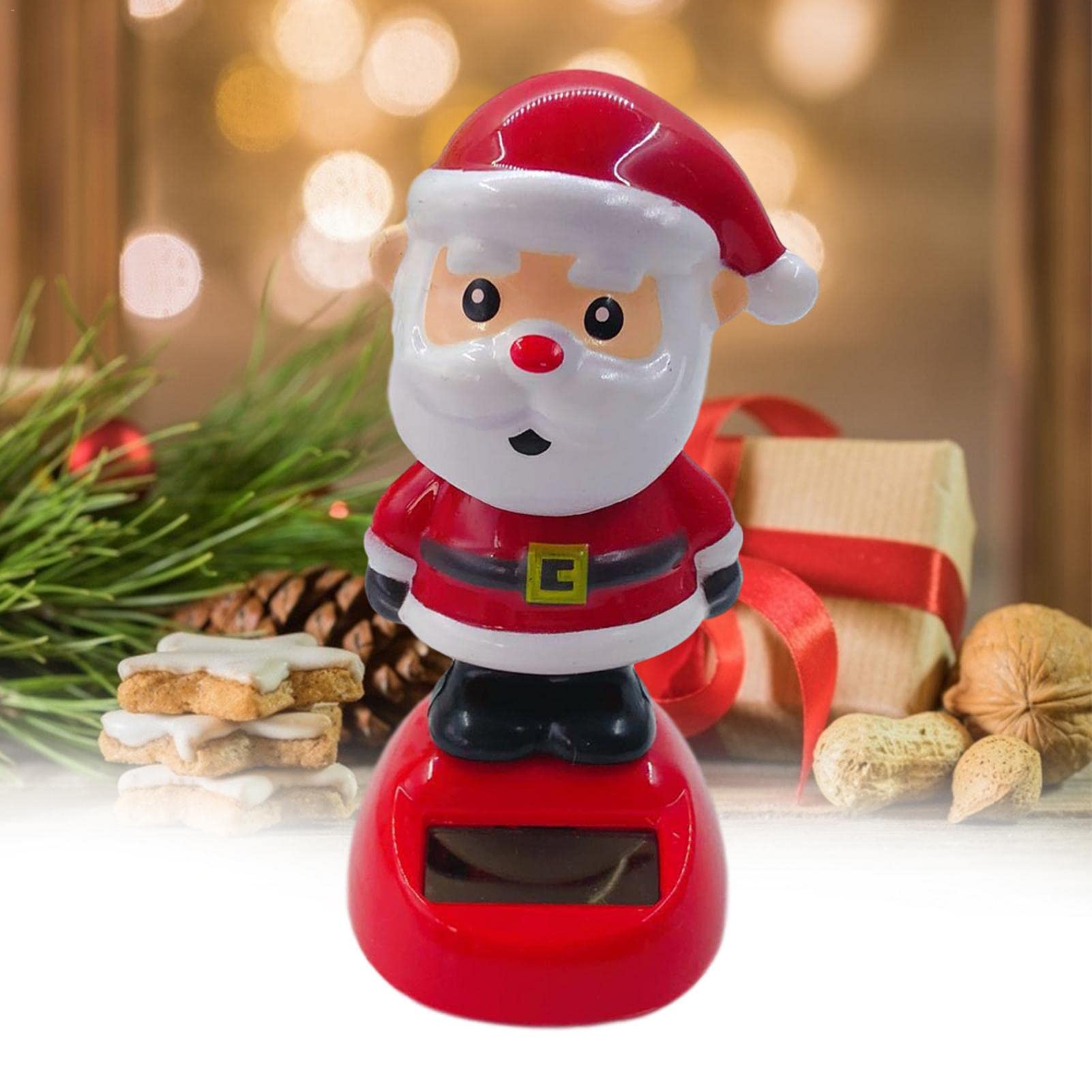 Chien Voiture Qui Bouge La Tete Figurine Solaire Uposao - Décoration Tableau De Bord Voiture | Danseuse Qui Bouge Au Soleil | Plastique ABS Figurines Solaires Pour Voitures