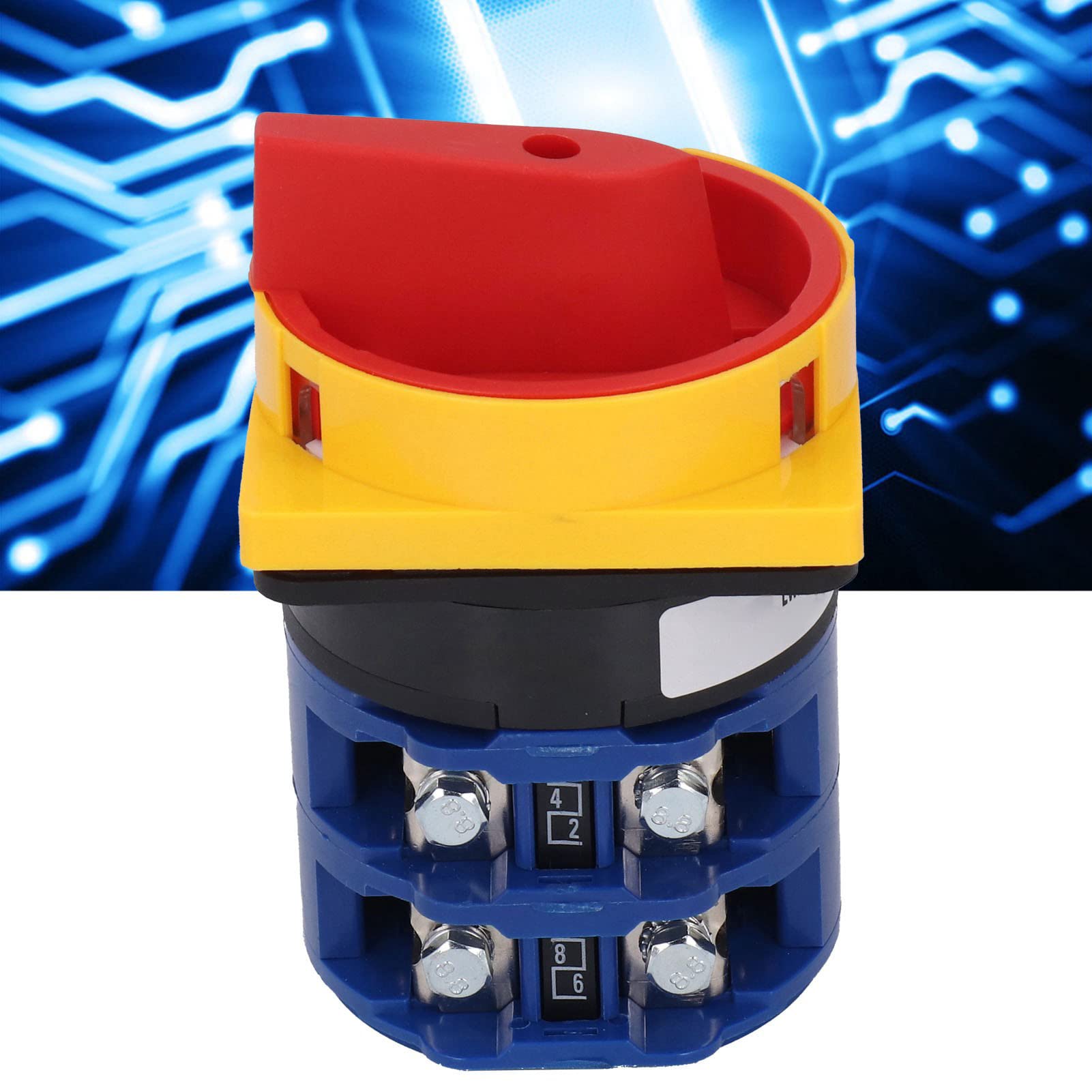 Baomain Commutateur à Came Rotatif Universel SZW26-63/D303.3D 660 V 63 A 3 Positions 3 Phases