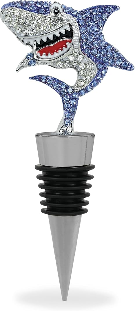 Cheers Shark Wine Bottle Stopper