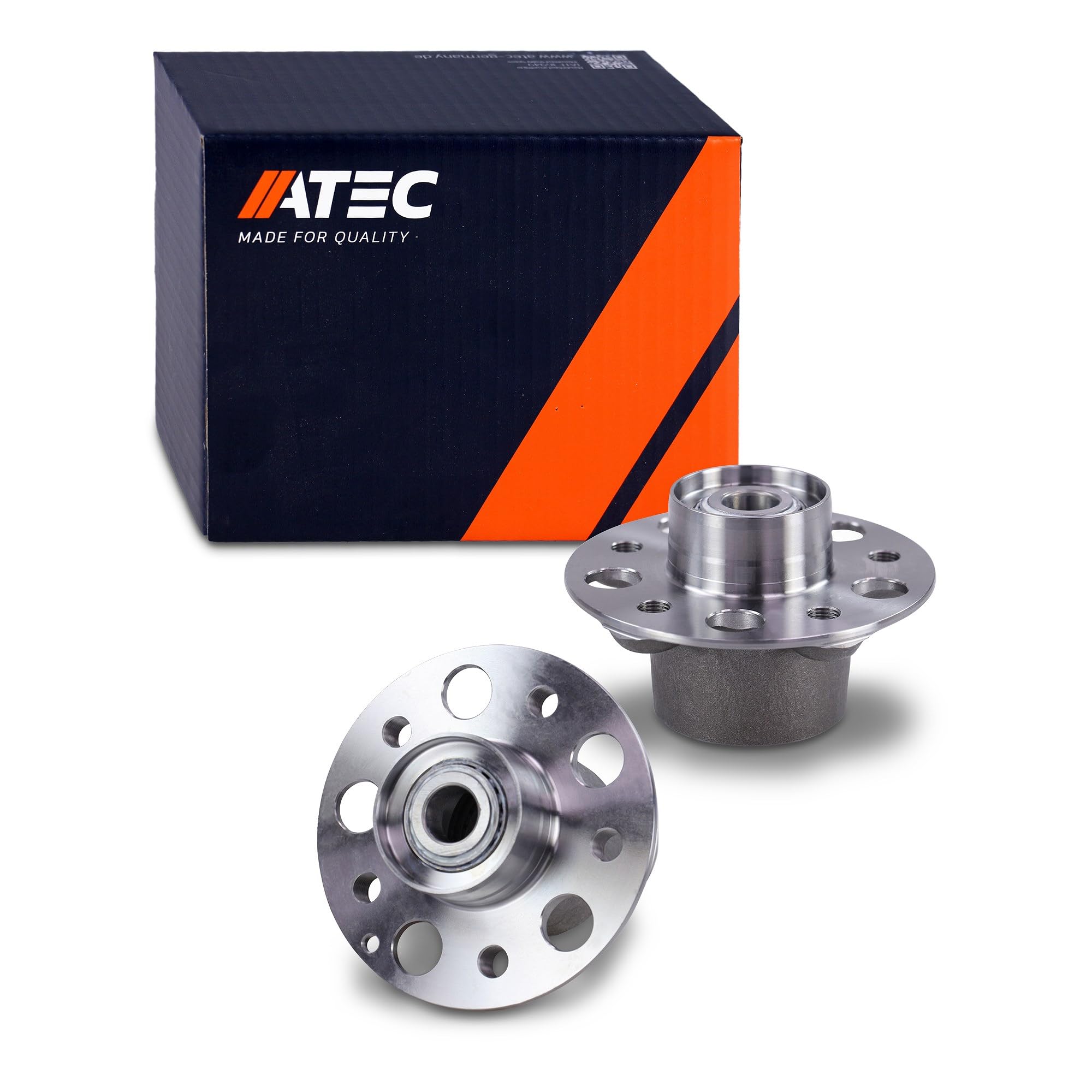 ATEC Germany 2x mozzo ruota anteriore Cuscinetto ruota con anello sensore ABS Set di cuscinetti ruota Set di cuscinetti ruota Compatibile con MERCEDES CLS (C219), Classe E (W211) (VF211) (S211)