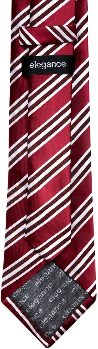 Retreez Preppy Regimental Striped Woven Microfiber 3.15" Men's Tie - 6 Colors - Image 3