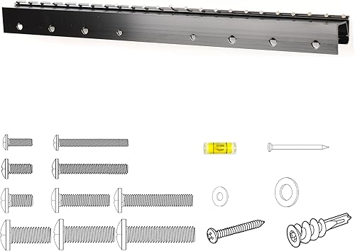 Soporte de pared para TV sin pernos para VESA de 12 a 55 pulgadas, colgador de TV sin tachuelas para paneles de yeso, sin daños, sin taladro,