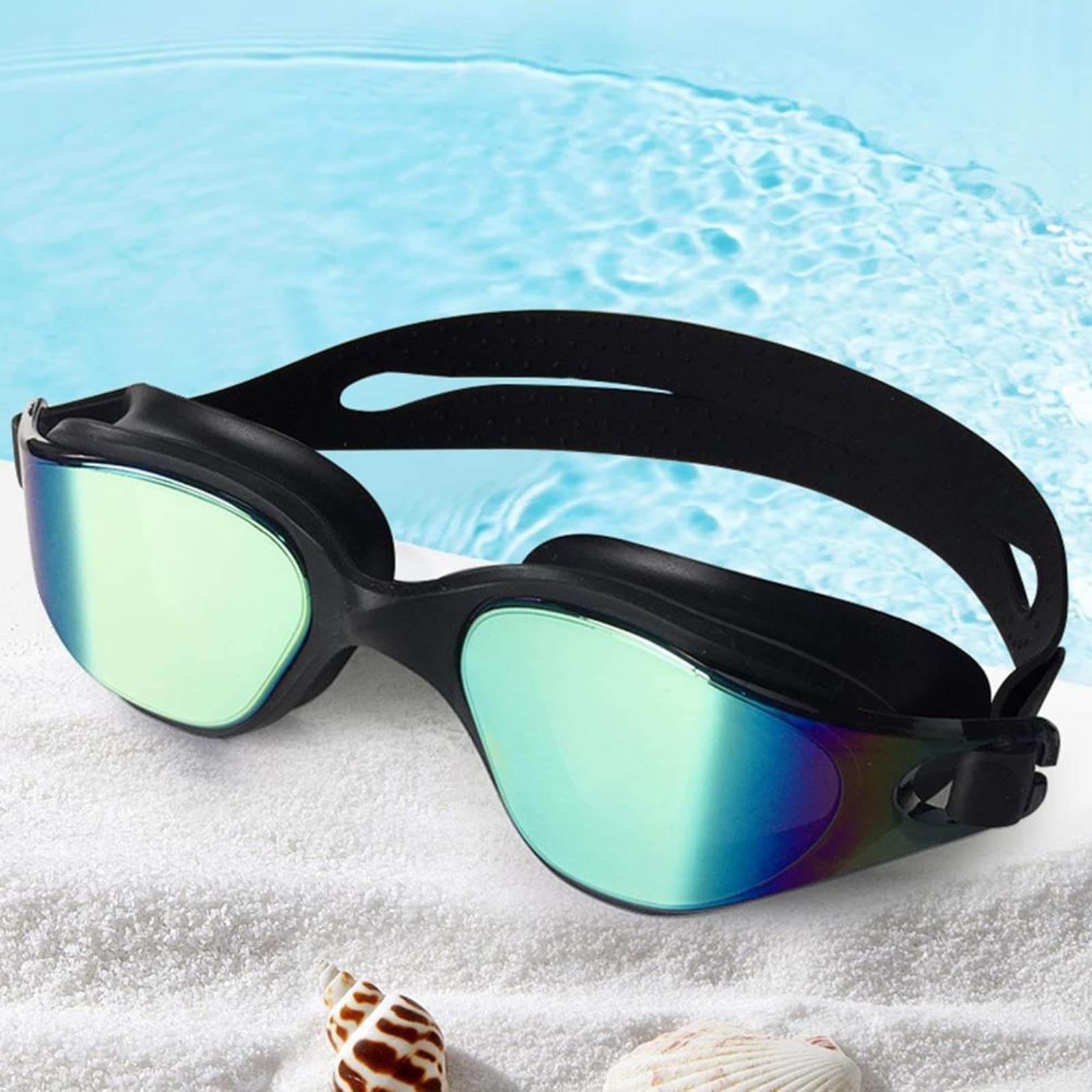 Gogle pływackie wodoodporne praktyczne unisex pływackie polaryzacyjne okulary ochronne dla kobiet (D)