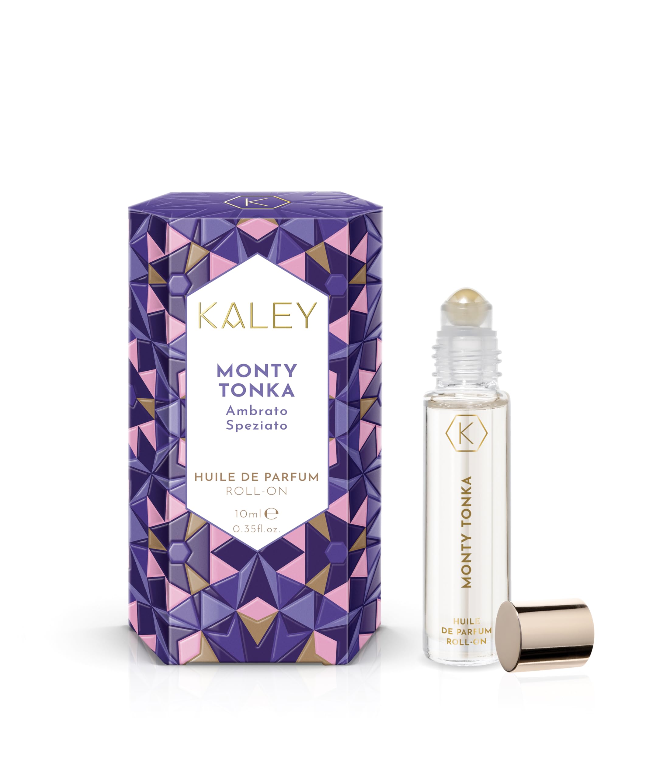 KALEY | Profumo in Olio Roll On Monty Tonka 10ml - Fragranza Ambrata e Speziata, Made in Italy - 4