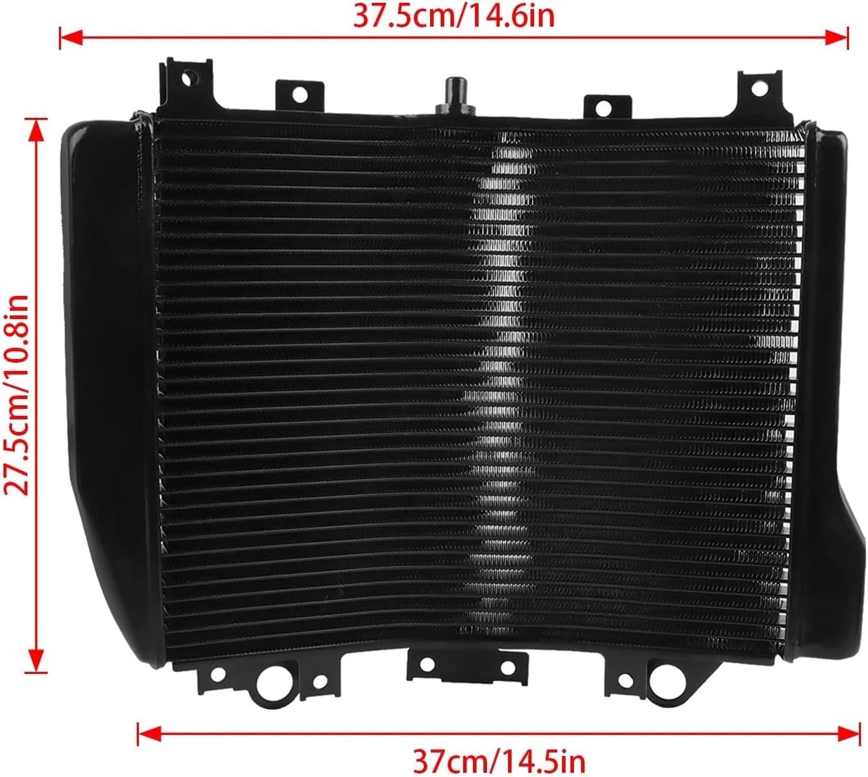 Compatible with Kawasak ZZR1200 ZZR 1200 2003 2004 2005 Motorcycle CNC Engine Cooler Radiator Cooling Coolant Water Tank