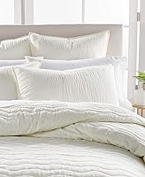 Vista 2 de DKNY Funda de almohada de gasa de algodón, estándar, natural