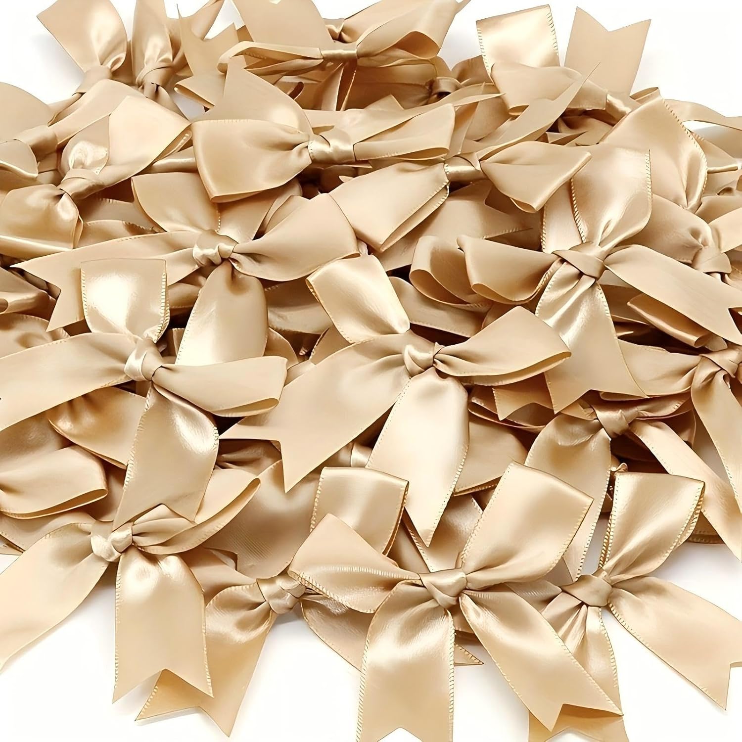 jeekscss Gold Gift Wrap Bows50pcs 3.3 Inch Elegant Bows for