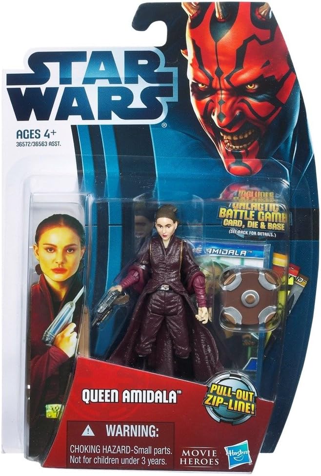 Star Wars Movie Heroes 2012 Action Figure MH17 Queen Amidala 3.75 inch
