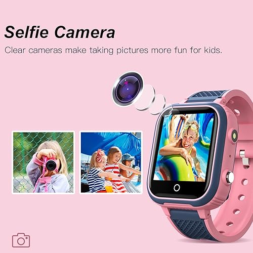 Miniatura 3 de SYH&AQYE LT21 - Reloj inteligente, videollamada de voz, pantalla táctil HD a color de 1.4 pulgadas, reloj infantil con modo de clase, juego