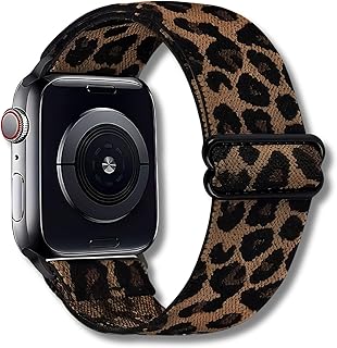 [Liberte555] アップルウォッチ バンド かわいい ベルト おしゃれ レディース スポーツ シリコン 互換 ヒョウ柄