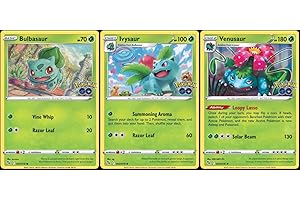 Venusaur - Pokemon Go - Foil - Evolution Card Lot - Ivysaur Bulbasaur