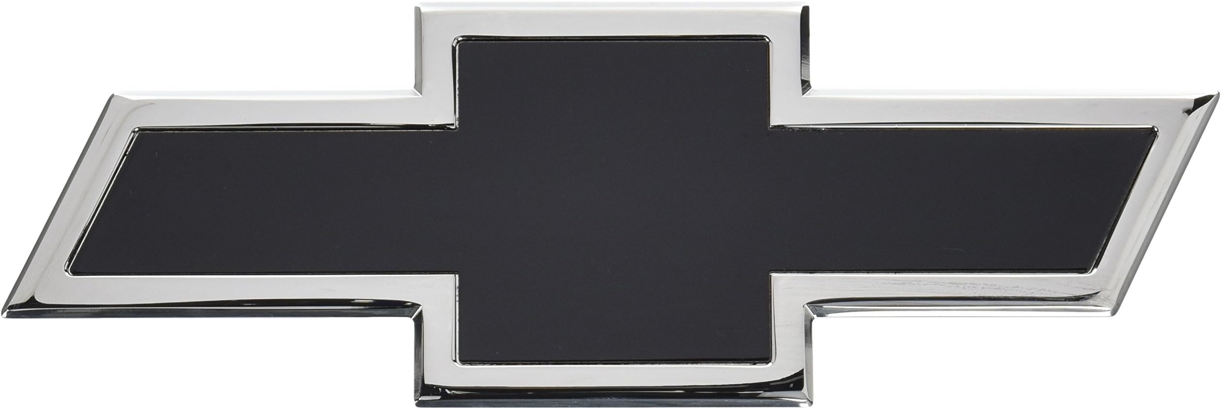 AMI 96091KC Chevy Bowtie Tailgate Emblem - Chrome/Black Powder coat, 1 Pack