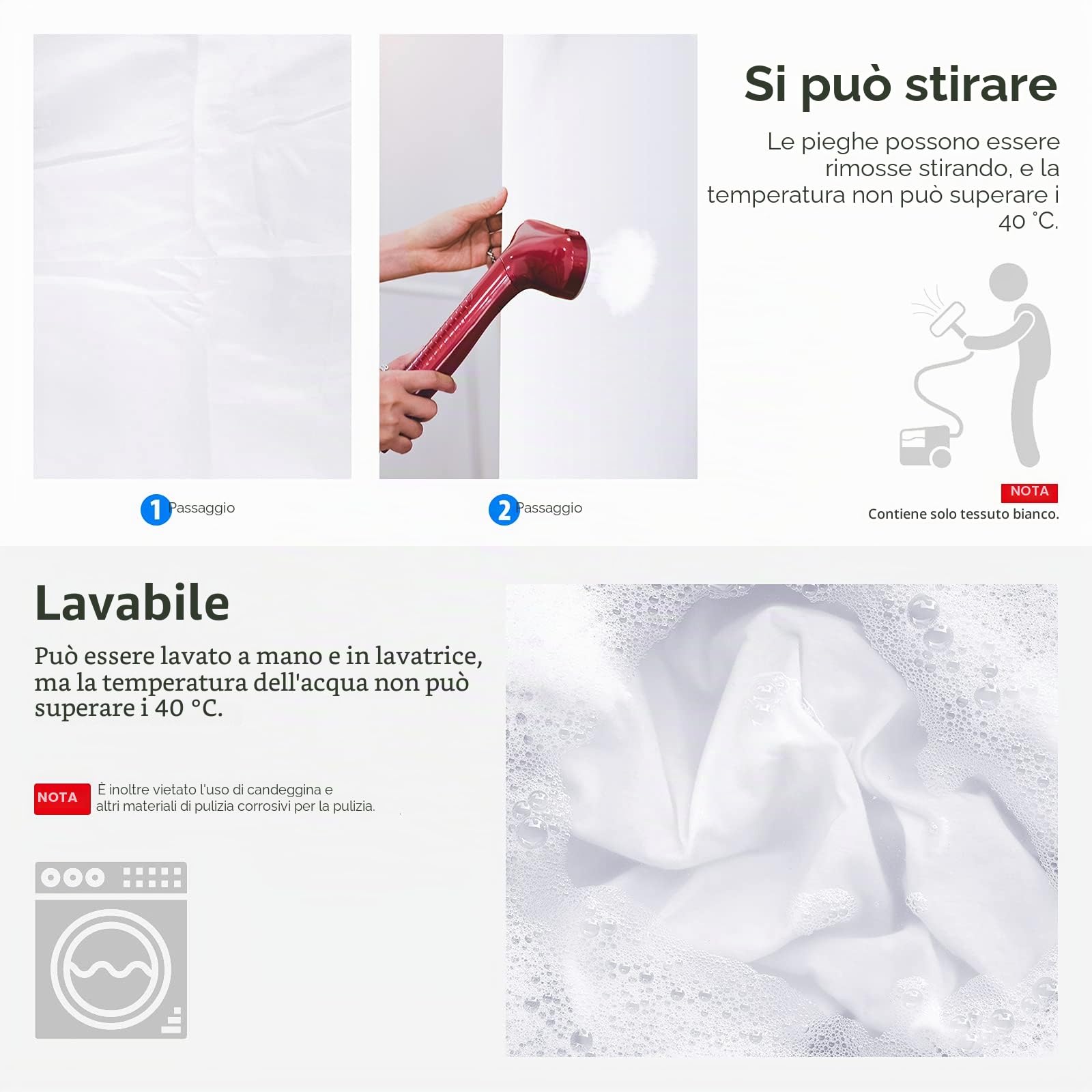 Neewer 9 x 13 piedi / 2,8 x 4 metri sfondo fotografico fotografico studio video sfondo in poliestere schermo di sfondo, supporto per sfondo non incluso (bianco)