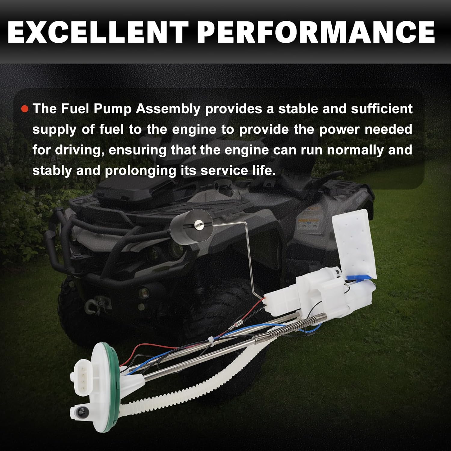 USTAR Fuel Pump Assembly Compatible with Can-Am Outlander DPS/L/LE/MAX/STD/XMR 450 500 570 EFI, Renegade XMR 570 EFI Replaces# 709000461 47-1029