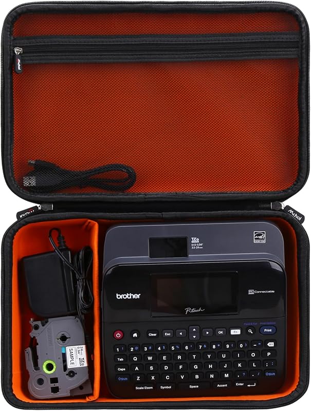 Mchoi Hard Portable Case for Brother P-Touch Label Maker PTD600 /D610BT Connected Label Maker, Case Only