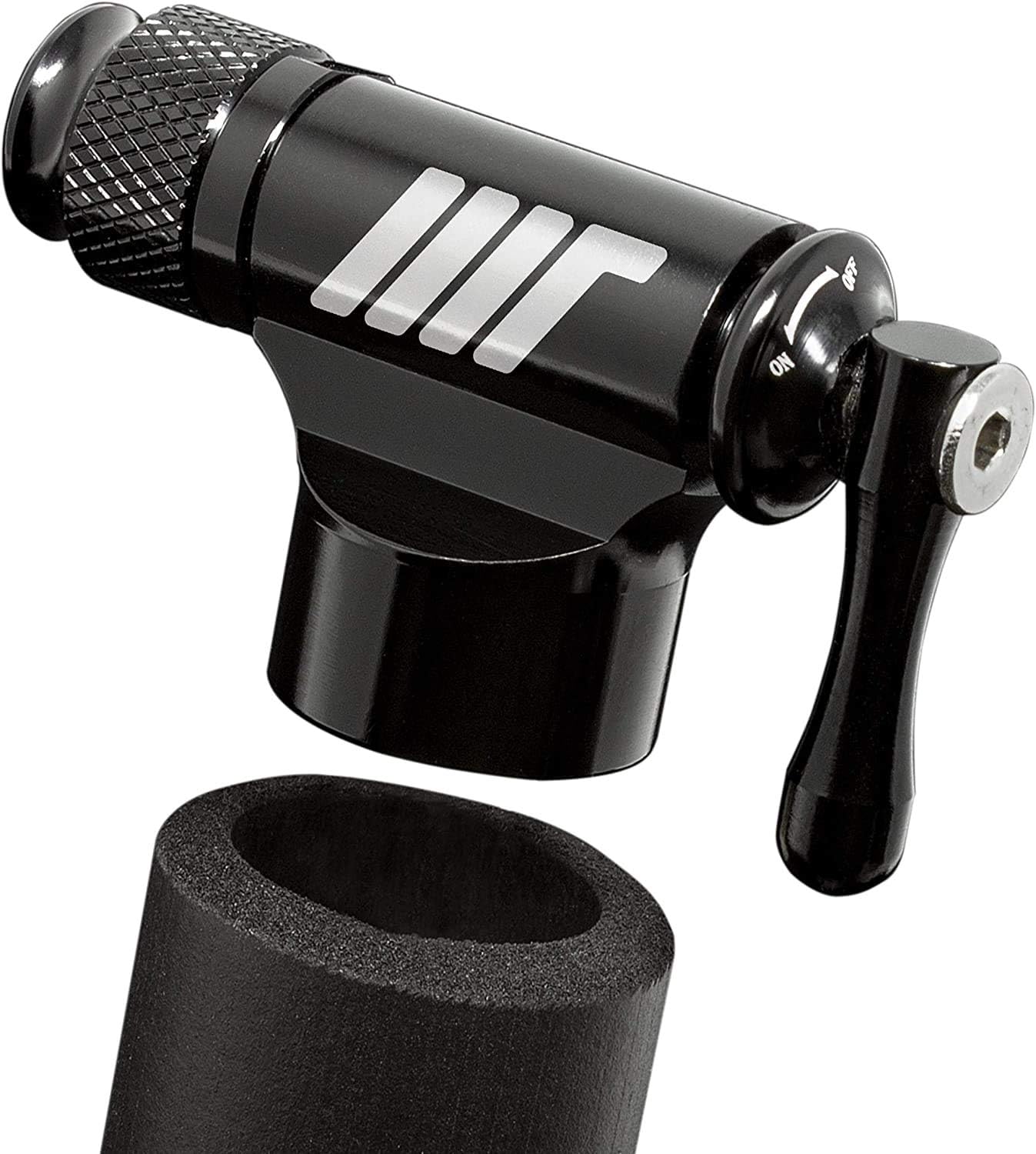 Manual Transport CO2 Bike Tire Inflator, CO2 Inflator, Fits Presta and Schrader Bike Valve - CO2 Tire Inflator for Road and MTB Pump Accessory - Includes Insulated Sleeve - No CO2 Cartridges Included
