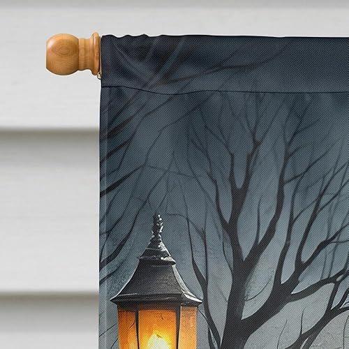 Miniatura 158 de Caroline's Treasures DAC2011GF - Bandera decorativa para jardín de Halloween con diseño de beagle para jardín, jardín, jardín, jardín, multicolor