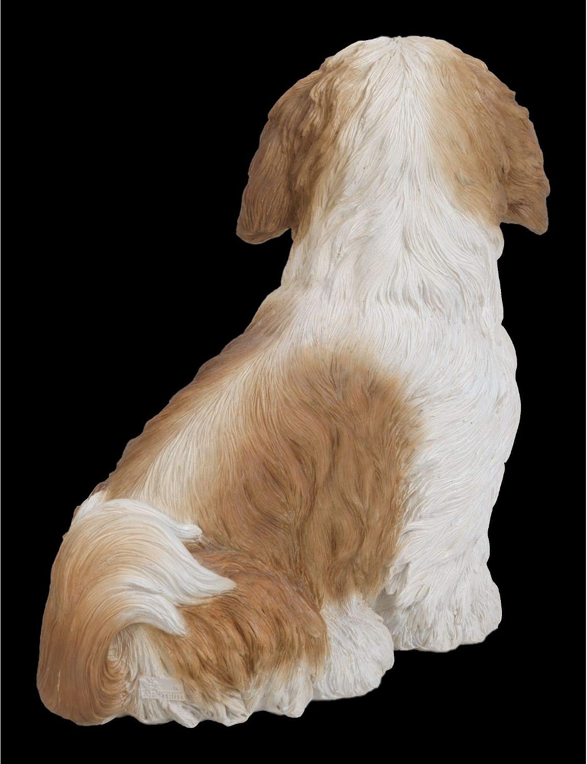 Hi-Line Gift Ltd 11" Sitting Shih Tzu Puppy Outdoor Garden Statue