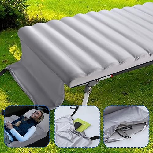 Miniatura 7 de MeMoreCool Colchón de espuma viscoelástica para campamento colchón plegable de 35 pulgadas tapete portátil enrollable para adultos almohadilla de