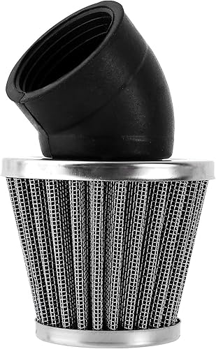 Miniatura 9 de Filtro de 1.614 in, 1.654 in, 1.693 in, 1.65 pulgadas, ángulo de 45 grados para 125cc-150cc 200cc 250cc ATV Quad Scooter Gokart ciclomotor, Chopper