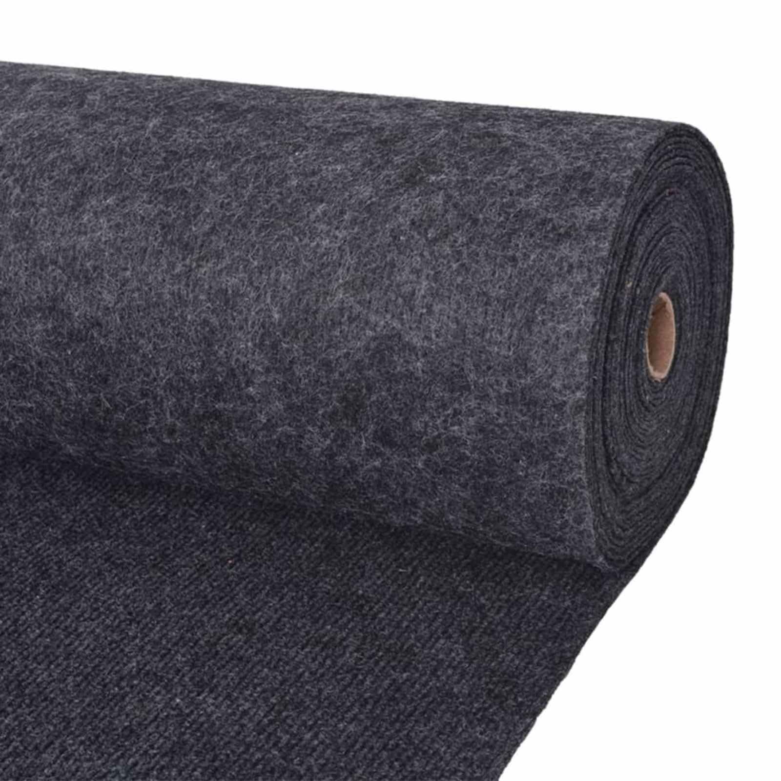 Antracitova chodnik 1,2 x 10 m Poliester