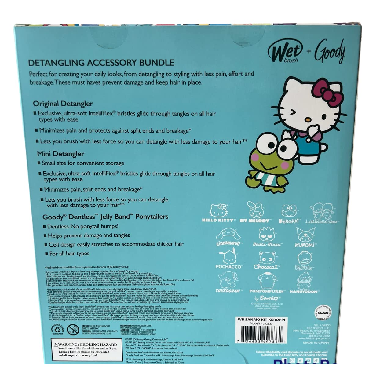 Amazon.com: Wet Brush + Goody Detangling Accessory Bundle Hello