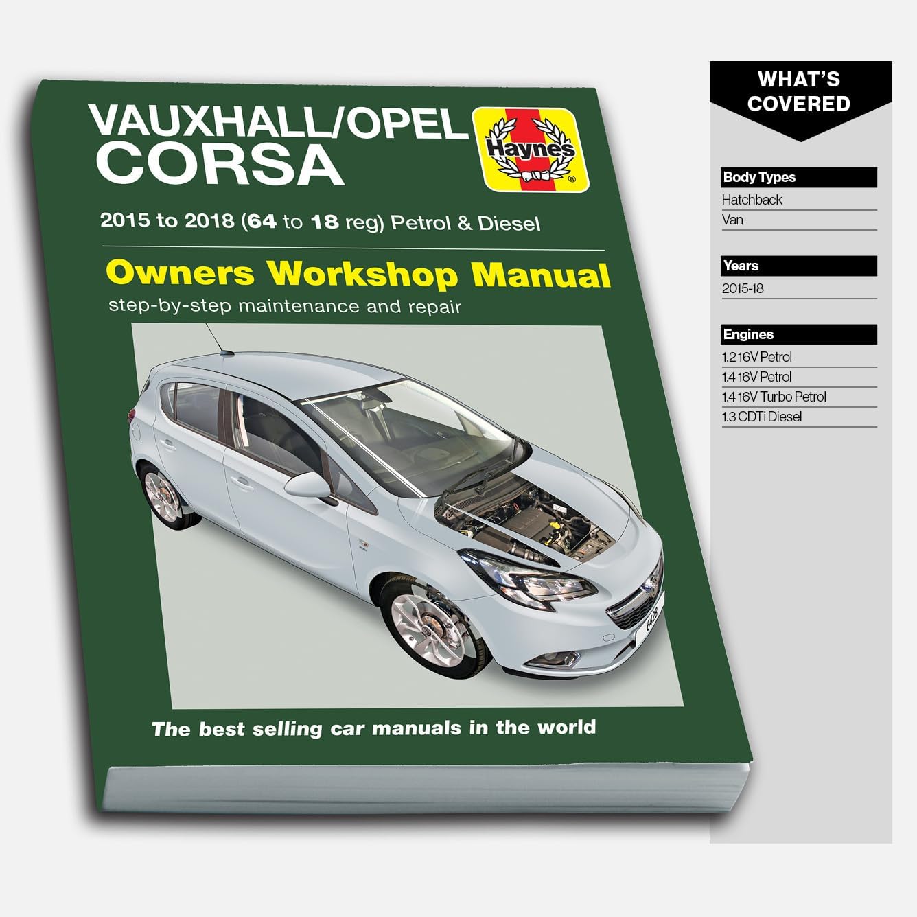 Vauxhall/Opel Corsa Petrol & Diesel (15 - 18) 64 to 18