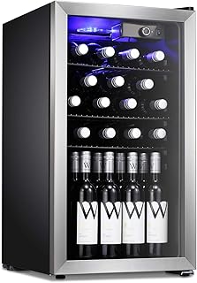 Antarctic Star 26 Bottle Wine Cooler/Cabinet Beverage Refigerator Mini Fridge Small Wine Cellar Soda Beer Counter Top Bar ...
