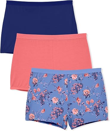 Comfort Choice Plus Size Boy Short 3-Pack