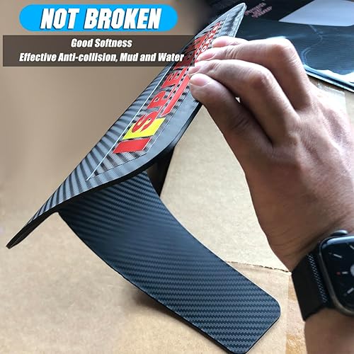 Miniatura 76 de Universal Mud Flaps Fits Most SUVs/MPVs, Not Full-Size SUVs- Standard Size 4-Piece Soft Glue Fenders Splash Guards Set, Heavy Duty Flexible